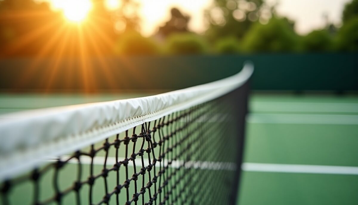 Hauteur du filet de tennis : standards, mesures précises et guide d'installation